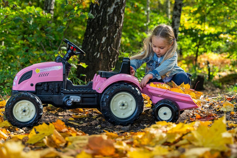 Country Star Tractor Pink With Trailer