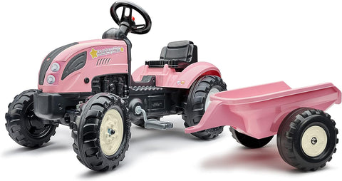 Country Star Tractor Pink With Trailer