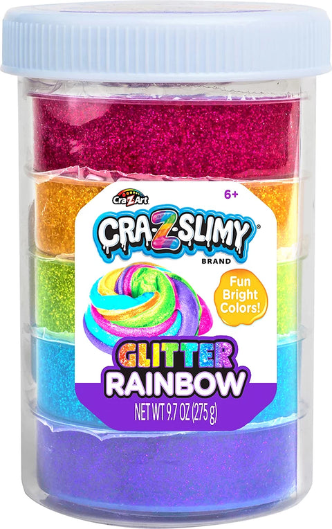 Cra-Z-Slimy Glitter Rainbow Slime Jar