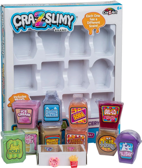 Cra-Z-Slimy Mini Mania Slimy Food Grocery Set