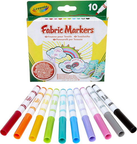 Crayola 10 Fabric Markers
