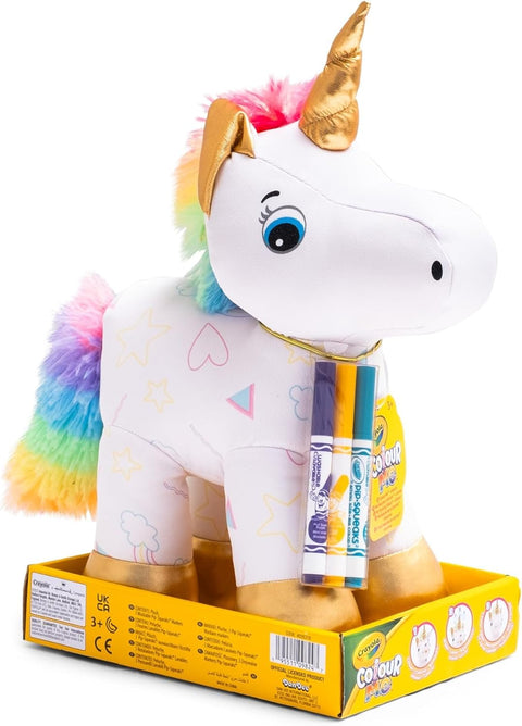 Crayola Colour Me Plush Unicorn
