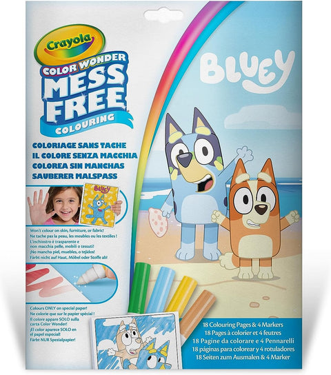 Crayola Color Wonder Mess Free Bluey Coloring Set