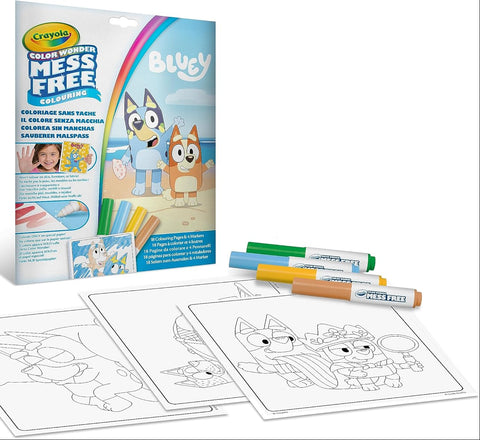 Crayola Color Wonder Mess Free Bluey Coloring Set