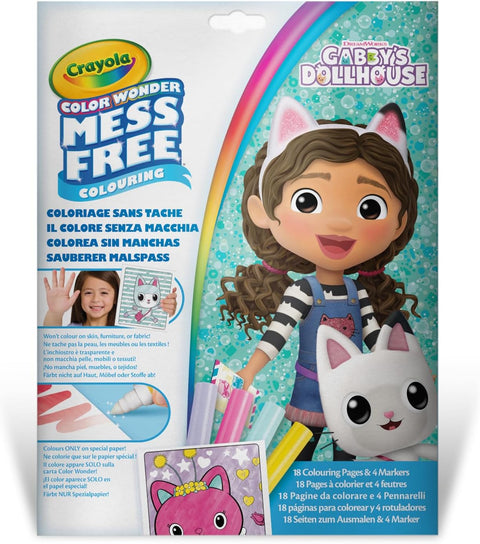 Crayola Color Wonder Mess Free Gabby's Dollhouse Coloring Set