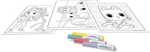Crayola Color Wonder Mess Free Gabby's Dollhouse Coloring Set