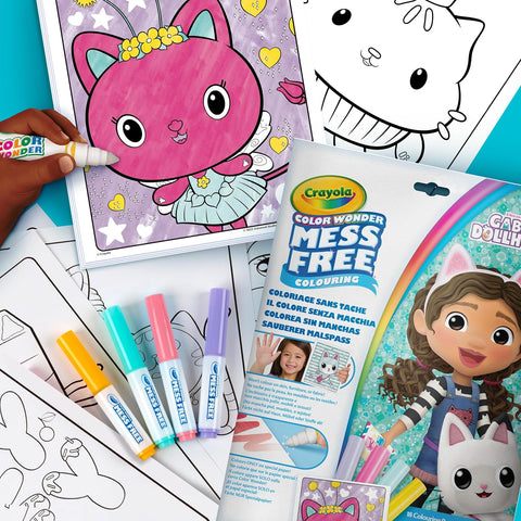 Crayola Color Wonder Mess Free Gabby's Dollhouse Coloring Set