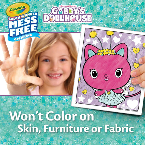 Crayola Color Wonder Mess Free Gabby's Dollhouse Coloring Set