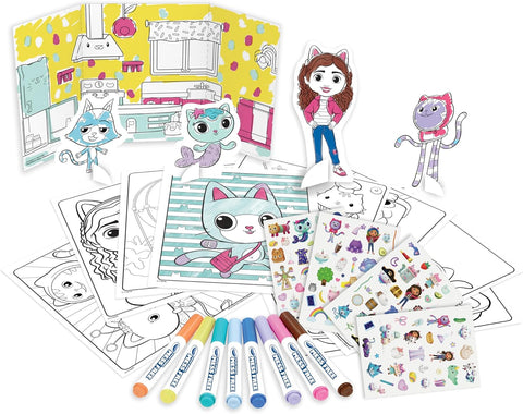 Crayola Color Wonder Mess Free Gabby's Dollhouse Activity Set
