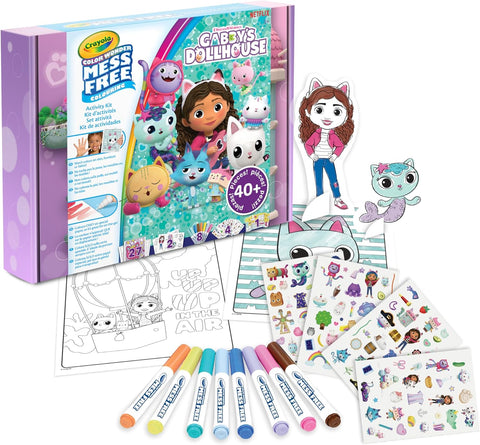 Crayola Color Wonder Mess Free Gabby's Dollhouse Activity Set