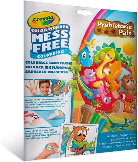 Crayola Color Wonder Mess Free Prehistoric Pals Coloring Set