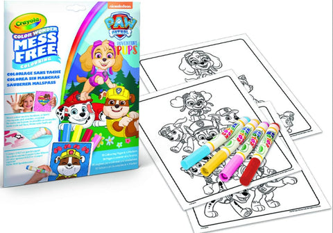 Crayola Color Wonder Mess Free Paw Patrol Coloring Set