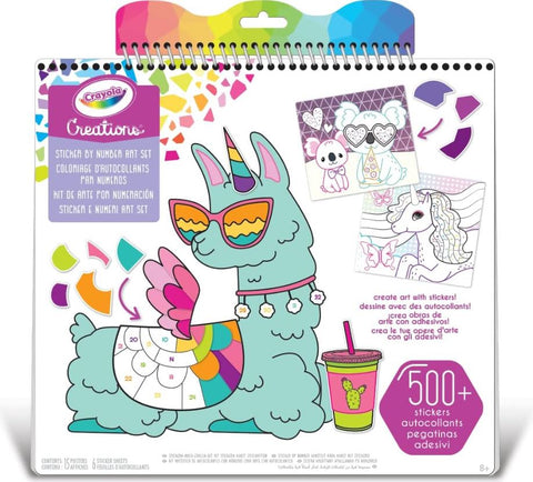 Crayola Creations Sticker By Number Art Set
