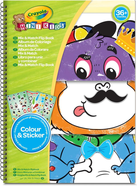 Crayola Mini Kids Mix & Match Flip Book