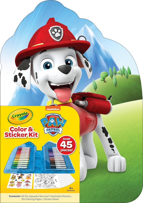 Crayola Paw Patrol Color & Sticker Kit