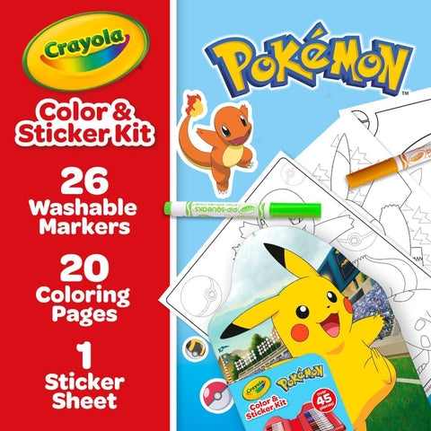 Crayola Pokémon Color & Sticker Kit