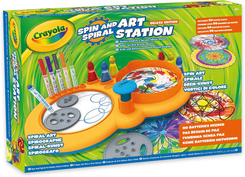 Crayola Spin & Spiral Art Station Deluxe Edition