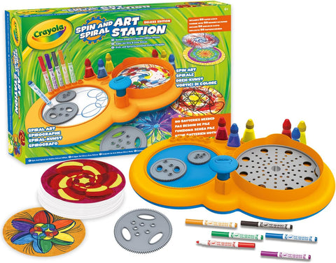 Crayola Spin & Spiral Art Station Deluxe Edition