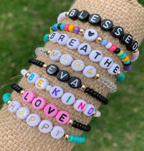 Crazy Chic Message Bracelets