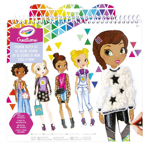 Crayola Creations Fashion Sketch Set