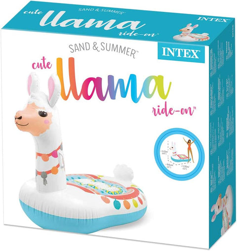 Cute Llama Inflatable Island 135x112x94cm