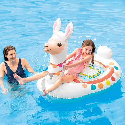 Cute Llama Inflatable Island 135x112x94cm