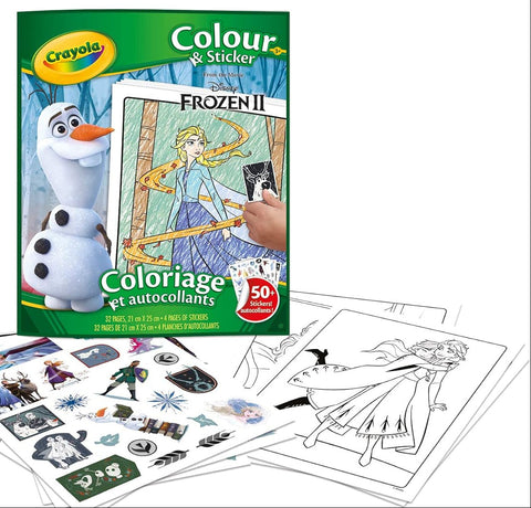 Crayola Disney Frozen 2 Color & Sticker Book