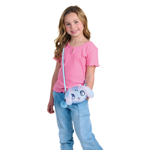 Nebulous Stars Fuzzy Crossbody Coin Purse Agatha