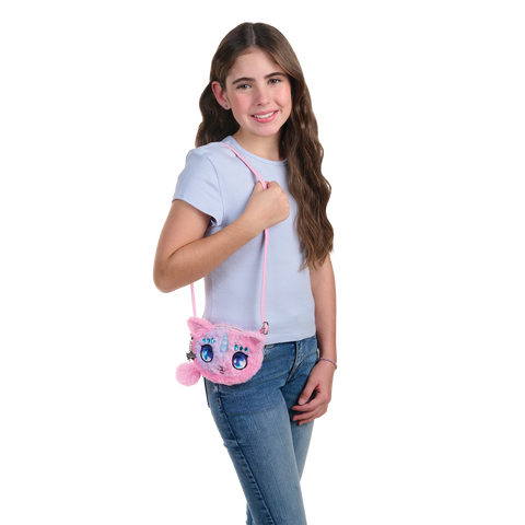 Nebulous Stars Fuzzy Crossbody Coin Purse Stella