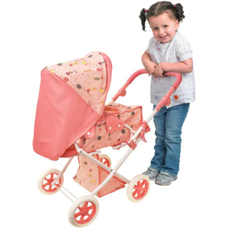 Dolls World Baby Doll Deluxe Pram