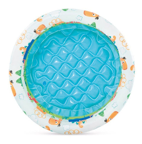 Dino Buddies 3-Ring Inflatable Kiddie Pool 61x22cm