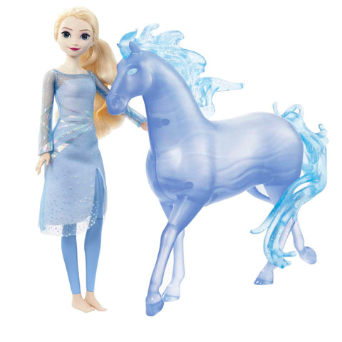 Disney Frozen Elsa Fashion Doll And Horse-Shaped Water Nokk Figure Inspired By Disney's Frozen 2