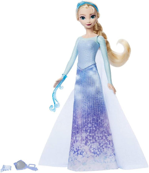 Disney Frozen Spin & Reveal Elsa Fashion Doll & Accessories With 11 Surprises