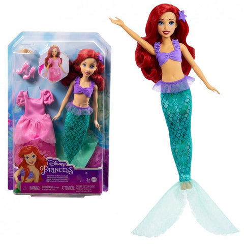 Disney Princess Ariel 2-in-1 Mermaid To Princess Doll