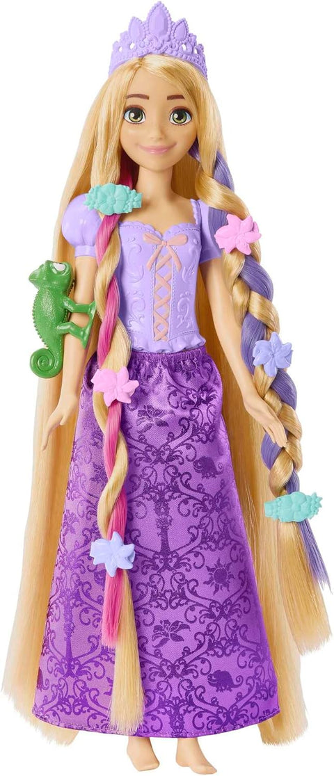 Disney Princess Fairy-Tale Hair Rapunzel Doll And 10+ Hairstyling Accessories, Plus Color Change