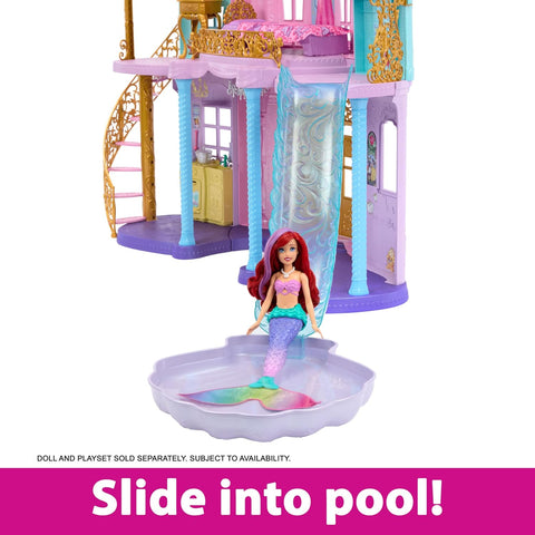 Disney Princess Ultimate Castle Doll House With Lights & Sounds & 25+ Accessories Pieces, 4 Ft Tall