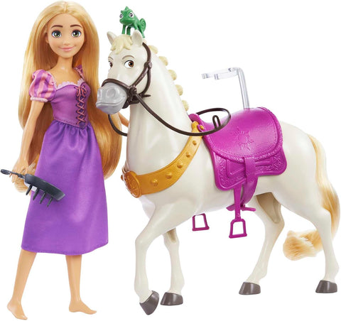 Disney Princess Rapunzel Doll And Maximus Horse Set