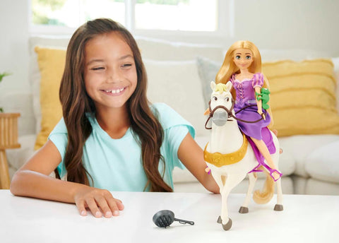 Disney Princess Rapunzel Doll And Maximus Horse Set