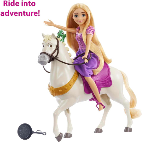 Disney Princess Rapunzel Doll And Maximus Horse Set