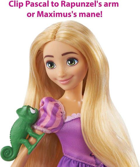 Disney Princess Rapunzel Doll And Maximus Horse Set