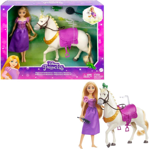 Disney Princess Rapunzel Doll And Maximus Horse Set