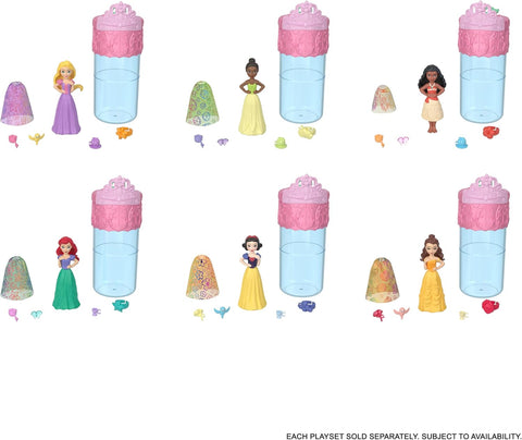 Disney Princess Royal Color Reveal Surprise Small Doll With Garden Party Accessories