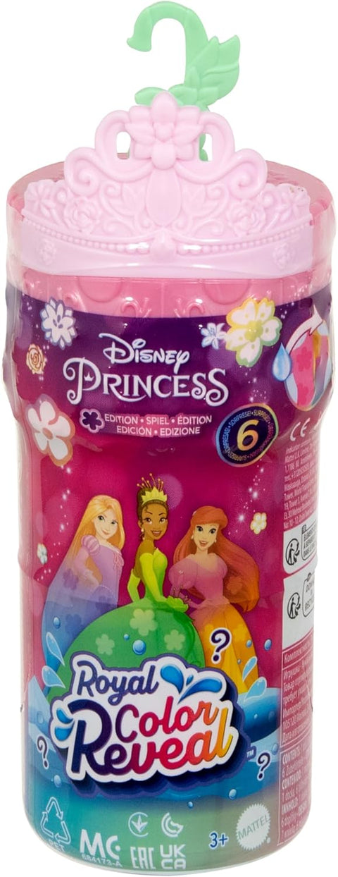 Disney Princess Royal Color Reveal Surprise Small Doll With Garden Party Accessories