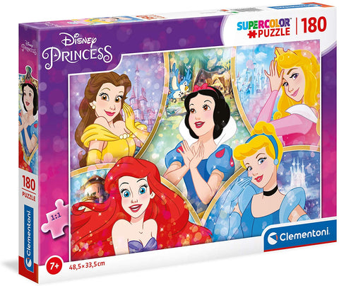 Disney Princess Supercolor Maxi Puzzle, 180 Pieces