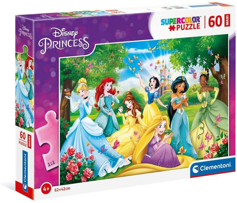 Disney Princess Supercolor Maxi Puzzle, 60 Pieces