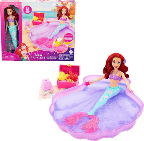 Disney Princess The Little Mermaid Ariel Doll & Pool Set With Moldable Sand