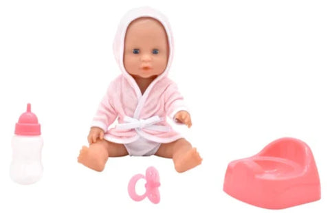 Dolls World Baby Dribbles Drink and Wet Doll 30cm