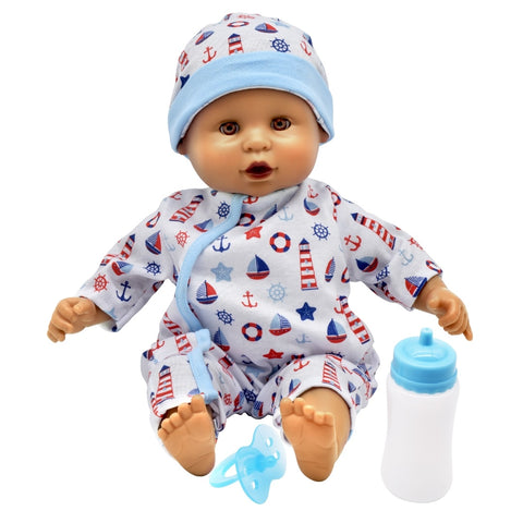 Dolls World Baby Joy Blue 38cm