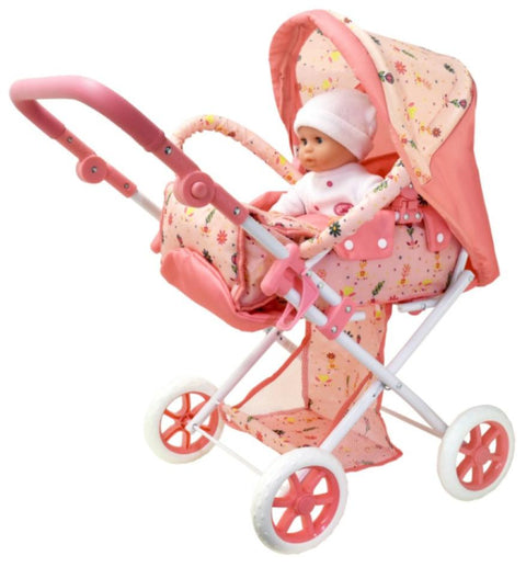 Dolls World Baby Doll Deluxe Pram