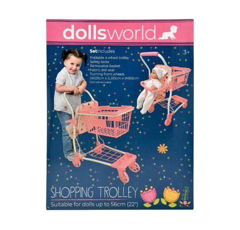 Dolls World Shopping Trolley